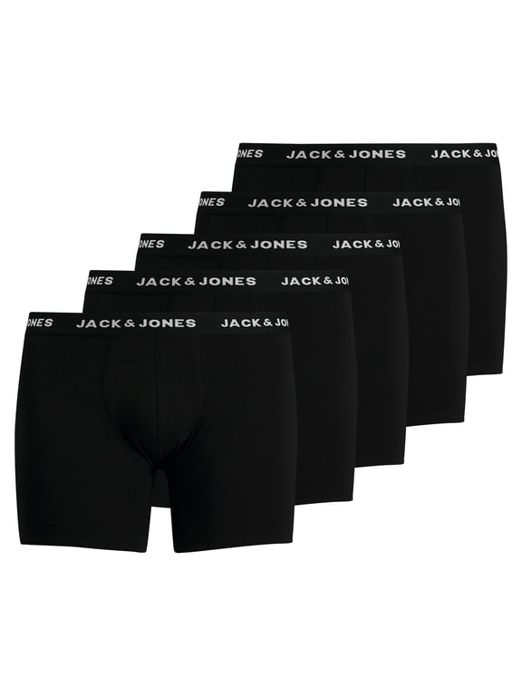 Jack&Jones Men Boxer Shorts Cotton Black 7Xl