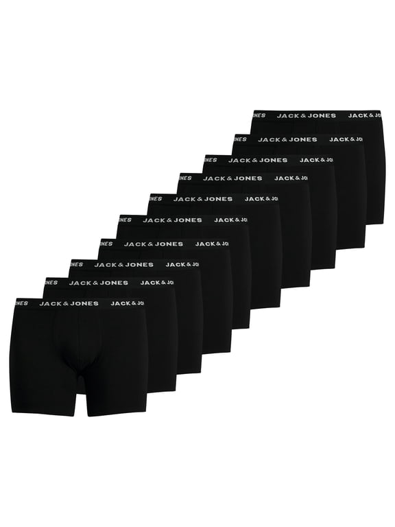 Jack&Jones Men Boxer Shorts Cotton Black Xxl
