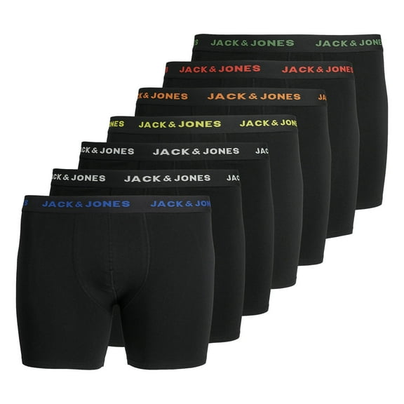 Jack&Jones Men Boxer Shorts Cotton Black Xxl