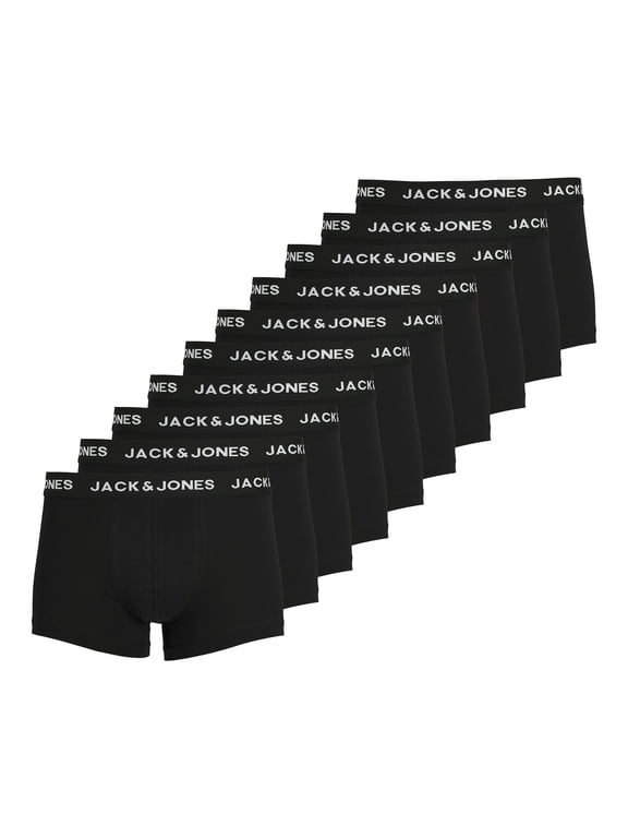 Jack&Jones Men Boxer Shorts Cotton Blend Black Xxl