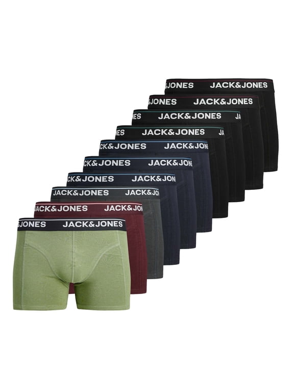 Jack&Jones Men Boxer Shorts Cotton Blend Multicoloured L
