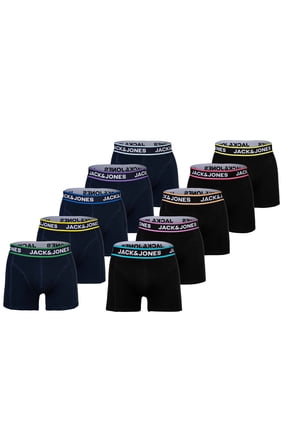 Jack&Jones Men Boxer Shorts Cotton Blend Multicoloured S