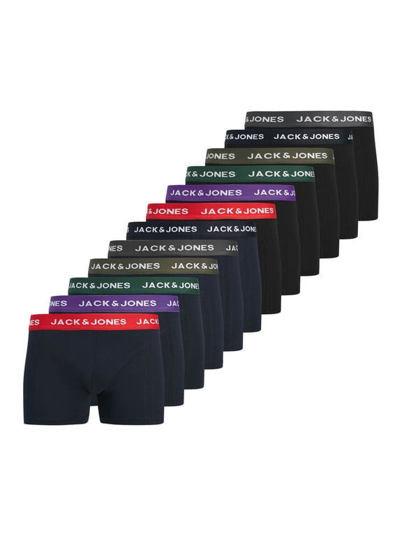 Jack&Jones Men Boxer Shorts Cotton Blend Multicoloured S