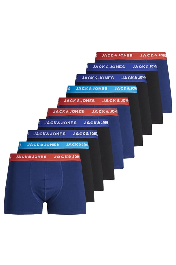 Jack&Jones Men Boxer Shorts Cotton Blue L