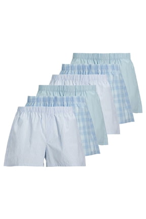 Jack&Jones Men Web Boxer Shorts Cotton Blue S