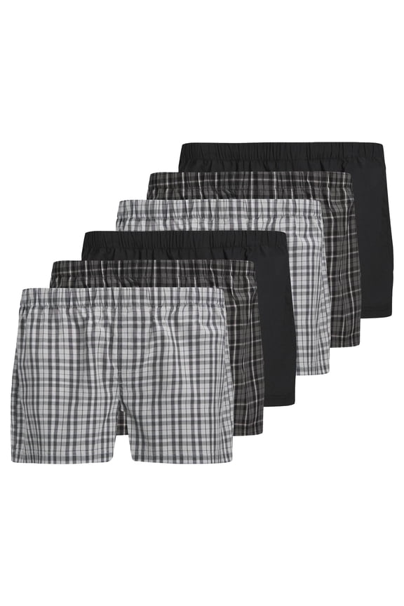 Jack&Jones Men Web Boxer Shorts Cotton Multicoloured L