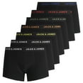 thumbnail image 1 of Jack & Jones Men's Boxer Shorts, 7-Pack - Jacbasic Trunks, Cotton Stretch Black S (Small), 1 of 3