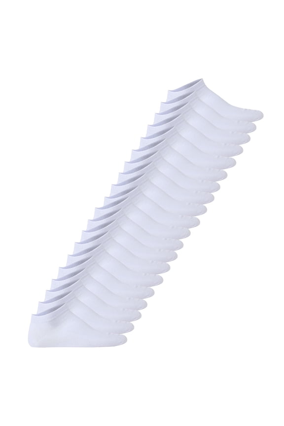 Men's Socks 20 Pack - Jacdongo Socks, One Size White 40-46 (Uk 7-11)