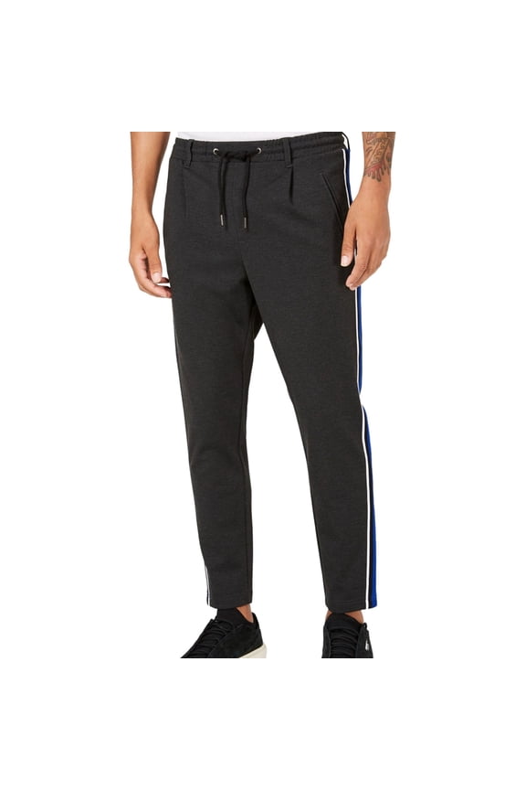 Mens Liam Athletic Jogger Pants, Grey, 32W x 32L