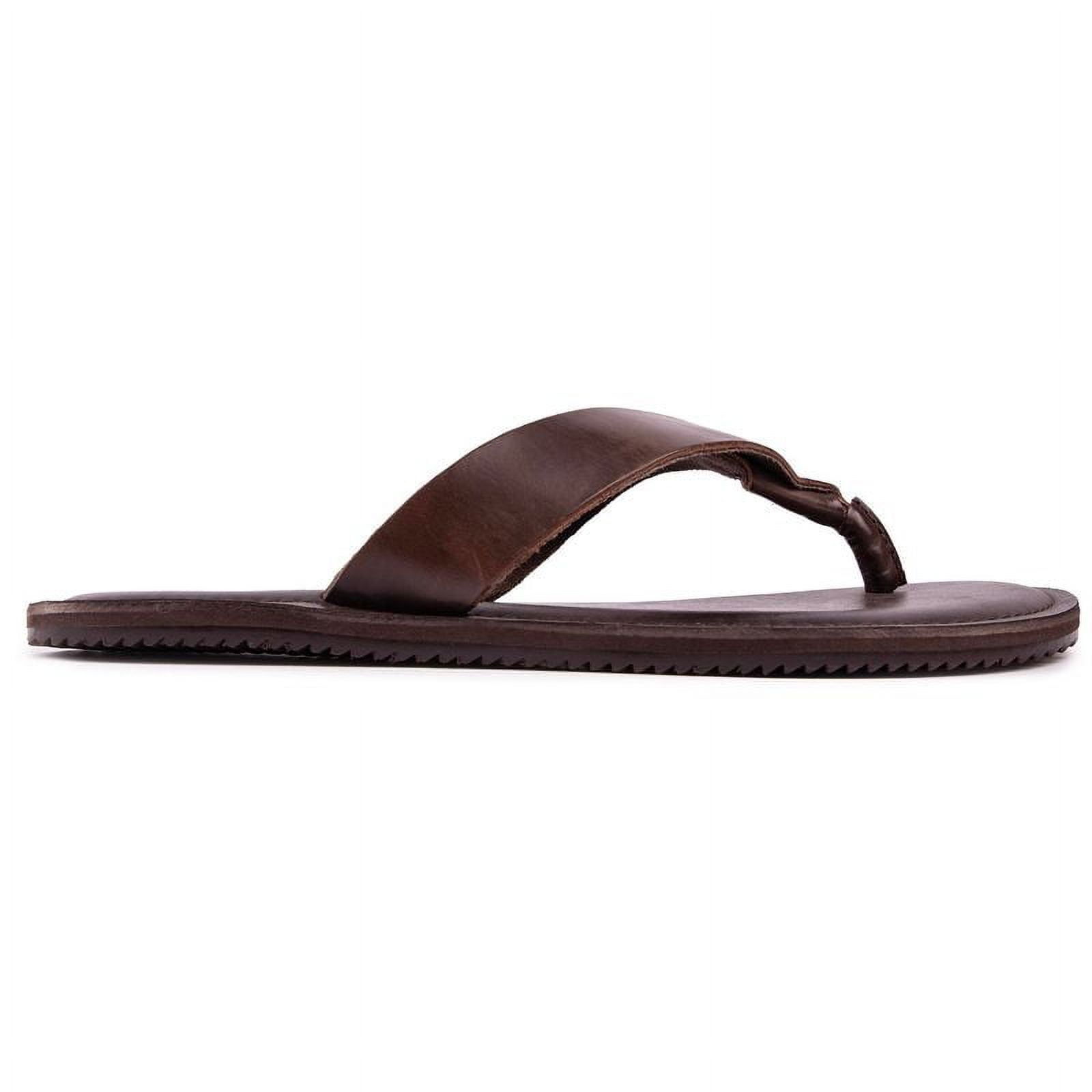 関税なし 送料無料 Chocolate Leather Fold Thong Sandals Amazon.com: Leather Thong Sandals, Barefoot Ankle Strap