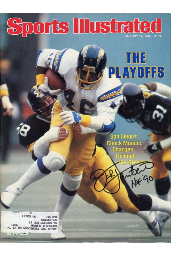 Jack Lambert Pittsburgh Steelers Autographed January 17, 1983 Sports Illustrated with HOF 90 Inscription - Fanatics Authentic Certified