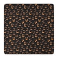 thumbnail image 1 of Jack Lantern Faces Halloween Pattern Square Fitted Tablecloth with Elastic Edge,Square Table Cover,Washable Elastic Table Cover for Home Kitchen Party Decor 36"x36", 1 of 6