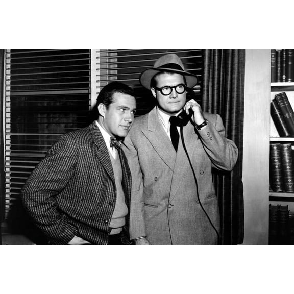 Jack Larson and George Reeves in Adventures of Superman 24x36 Poster