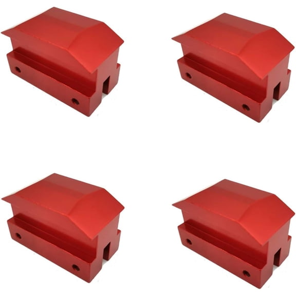 Navellon Jack Lift Pad Anodized Aluminum for Camaro 6th Gen for Chevrolet Jack Pad Except Convertable 4 Pieces Red 2012 2016 2017 2018 2019 2021 (Red)