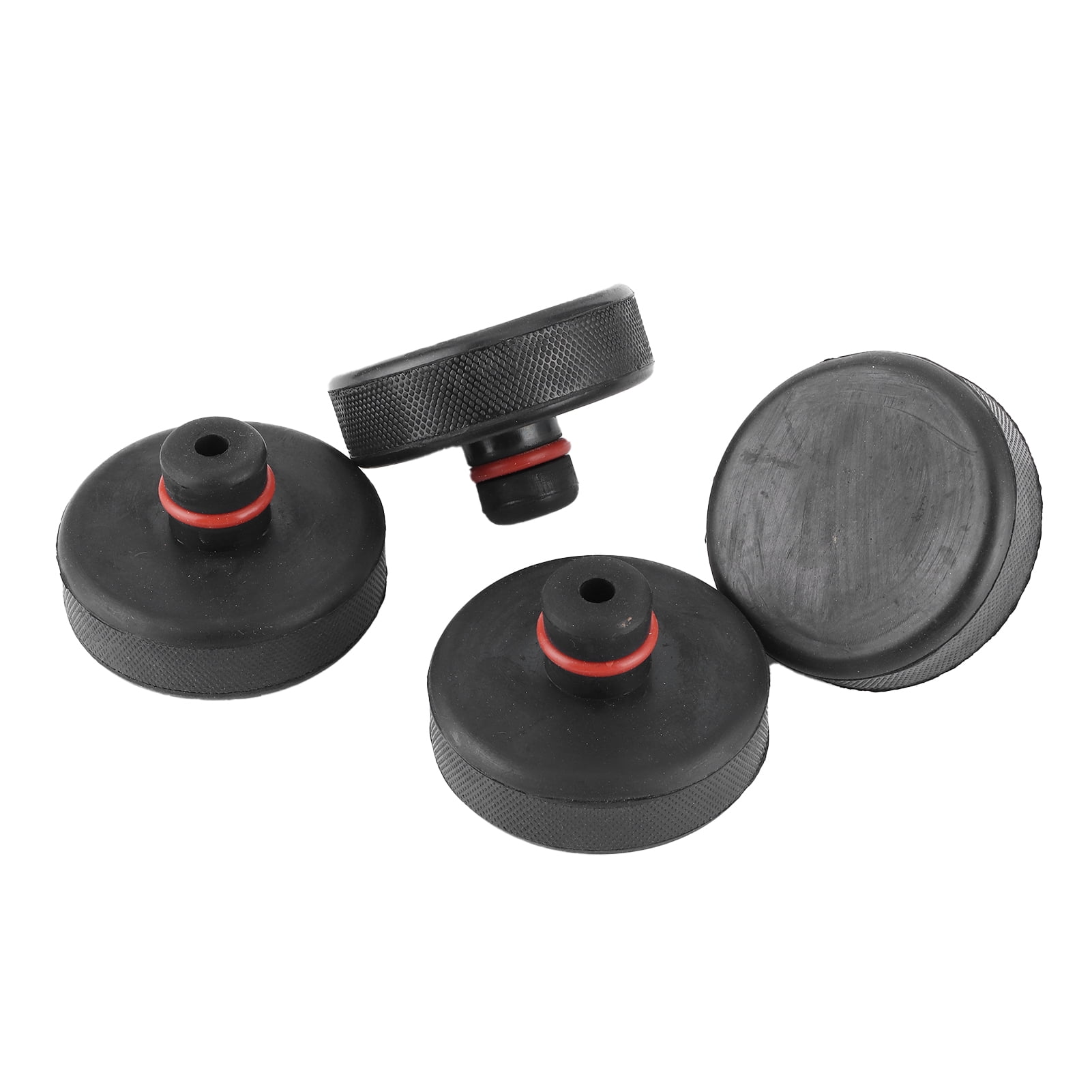 Jack Lift Pad, High Elasticity Wide Application Black Rubber Jack Lift Pad, Space Aluminum For