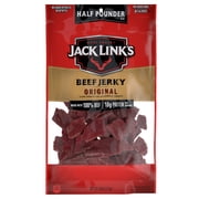 Jack Link’s Beef Jerky, Made with 100% Beef, Original, 10g of Protein Per Serving, 8 oz bag