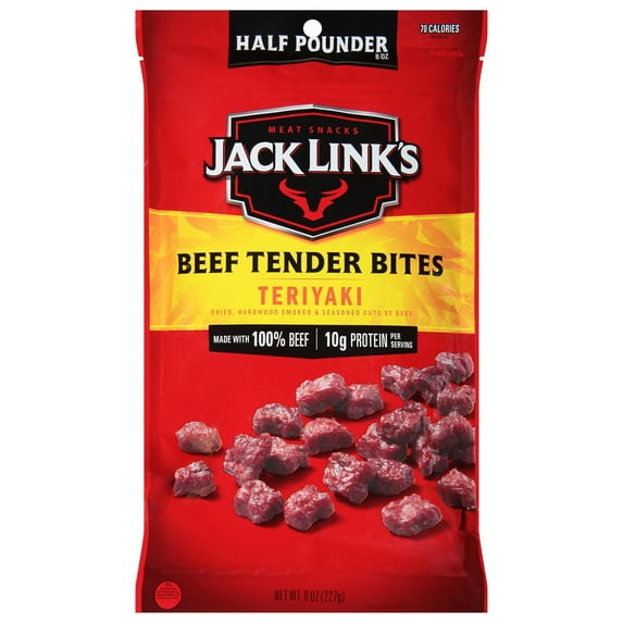 Jack Link's 10g Protein Teriyaki Beef Tender Bites - 8 oz (Packaging May Vary)
