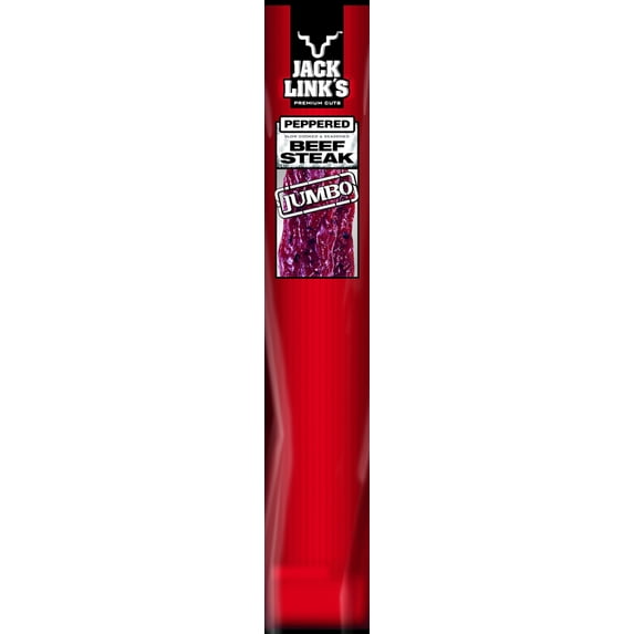 Jack Link's 2oz Peppered Beef Steak, Protein Snack, (1 Stick)