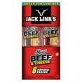 thumbnail image 1 of Jack Link's All American Beef & Cheese Sticks 1.2oz 6 Count Multipack, 1 of 2