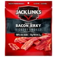 thumbnail image 1 of Jack Link's Bacon Jerky, Hickory Smoked - Flavorful Ready to Eat Meat Snack with 11g of Protein, Made with 100% Thick Cut Real Bacon, Protein Snack, Keto & Paleo Diet Ready, 2.5 oz., 1 of 6