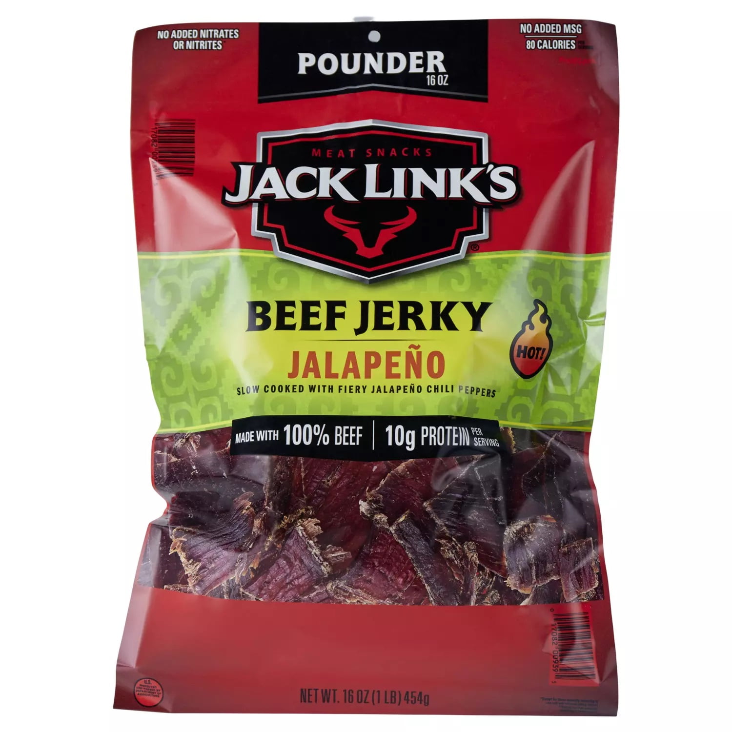 Jack Link's Beef Jerky, Jalapeno (16 Ounce)