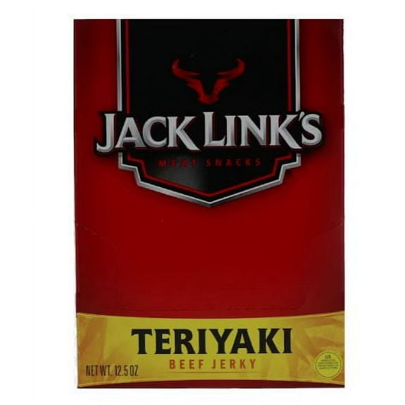 Jack Link's Beef Jerky, Peppered, 1.25-Ounce Bags (Pack of 10)