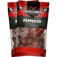 thumbnail image 1 of Jack Link’s Beef Jerky, Peppered, (2) 9 oz. Bags – Flavorful Everyday Snack with a Pepper Kick, 10g of Protein and 80 Calories, Made with 100% Premium Beef - 96% Fat Free, No Added MSG, 1 of 1