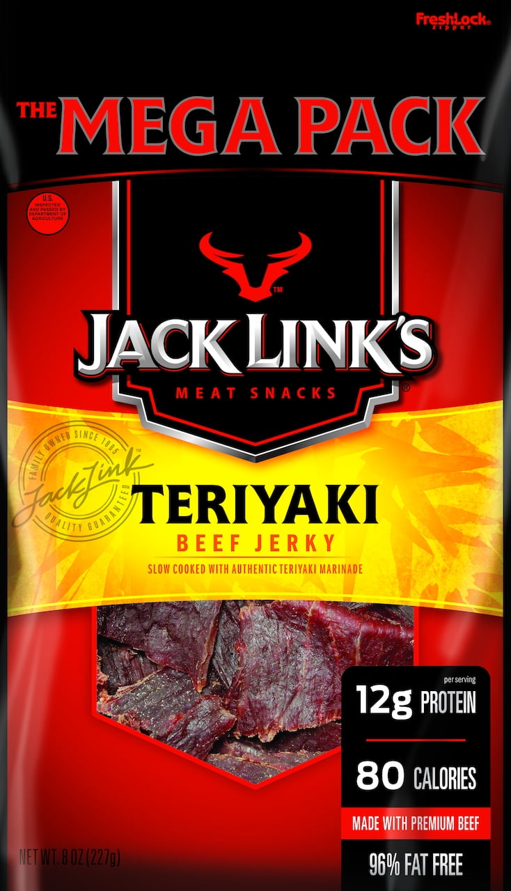 Jack Link's Beef Jerky, Protein Snack, Teriyaki, 8oz