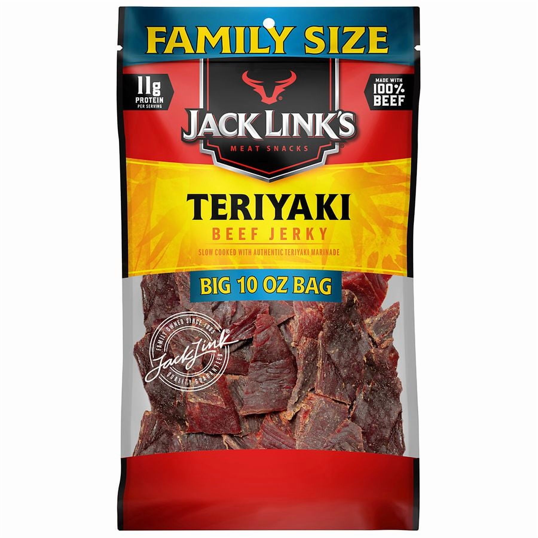 Jack Link's Beef Jerky Teriyaki 10.0 oz Pack of 2