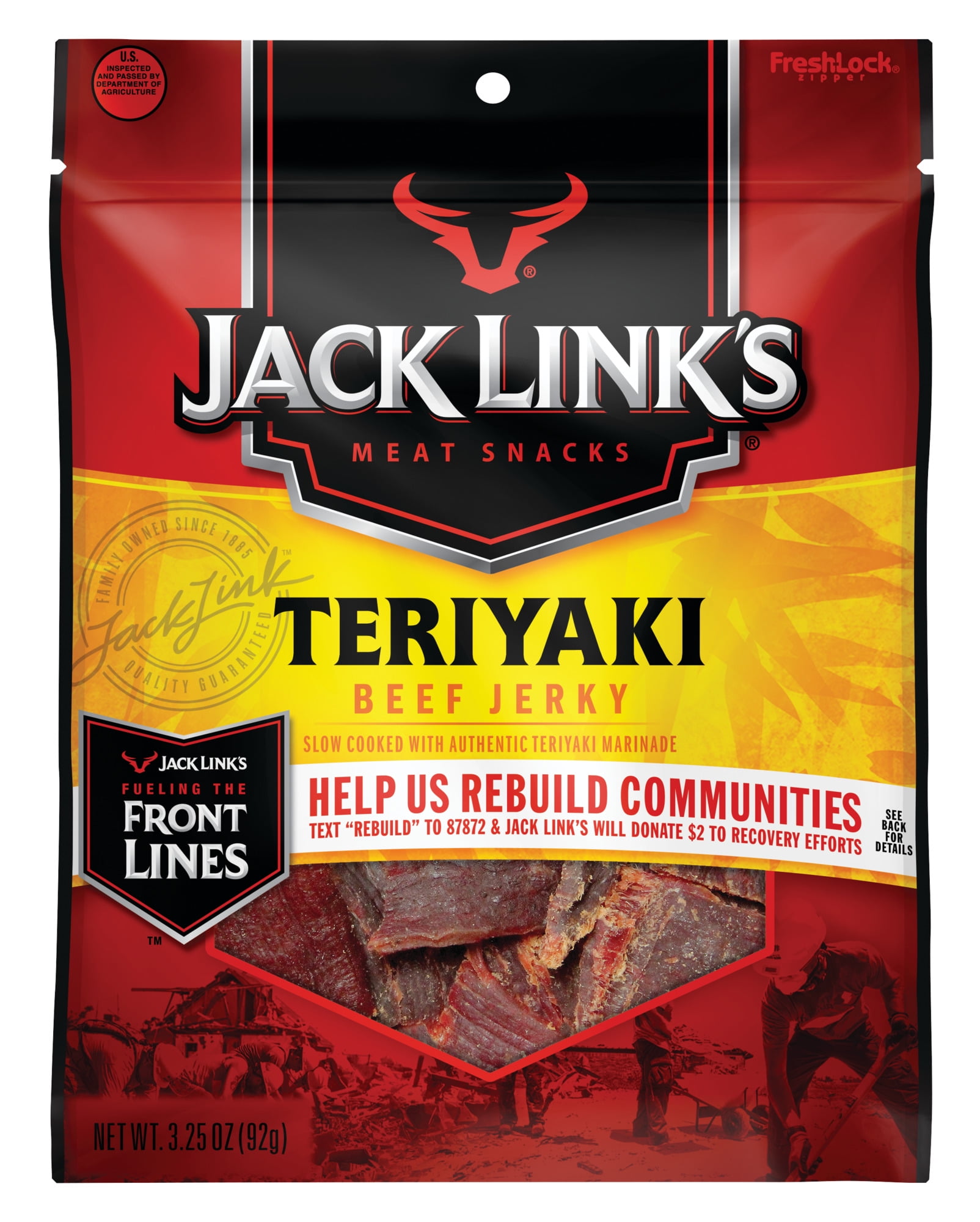 Jack Link\'s Beef Jerky, Teriyaki, 3.25oz
