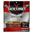 thumbnail image 1 of Jack Link’s Beef Jerky Zero Sugar, Original, 100% Beef, 13g Protein per Serving, 2.3 oz Bag, 1 of 6