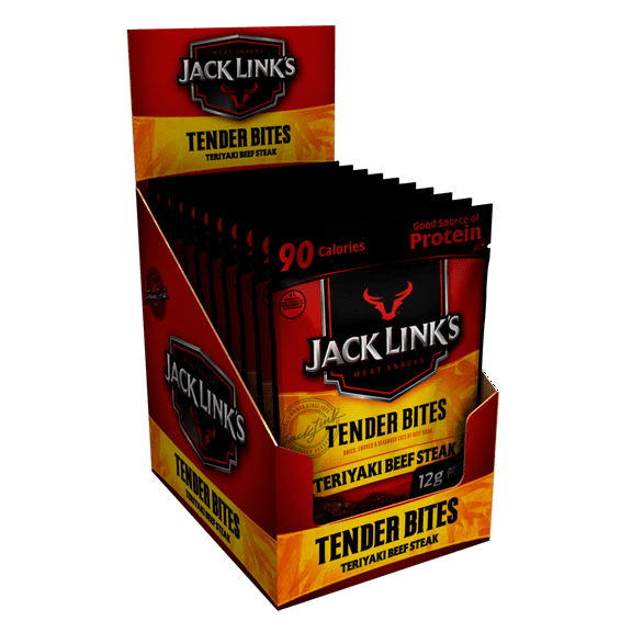 Jack Links Beef Tender Bites, Teriyaki, 1.25oz, 10 CT