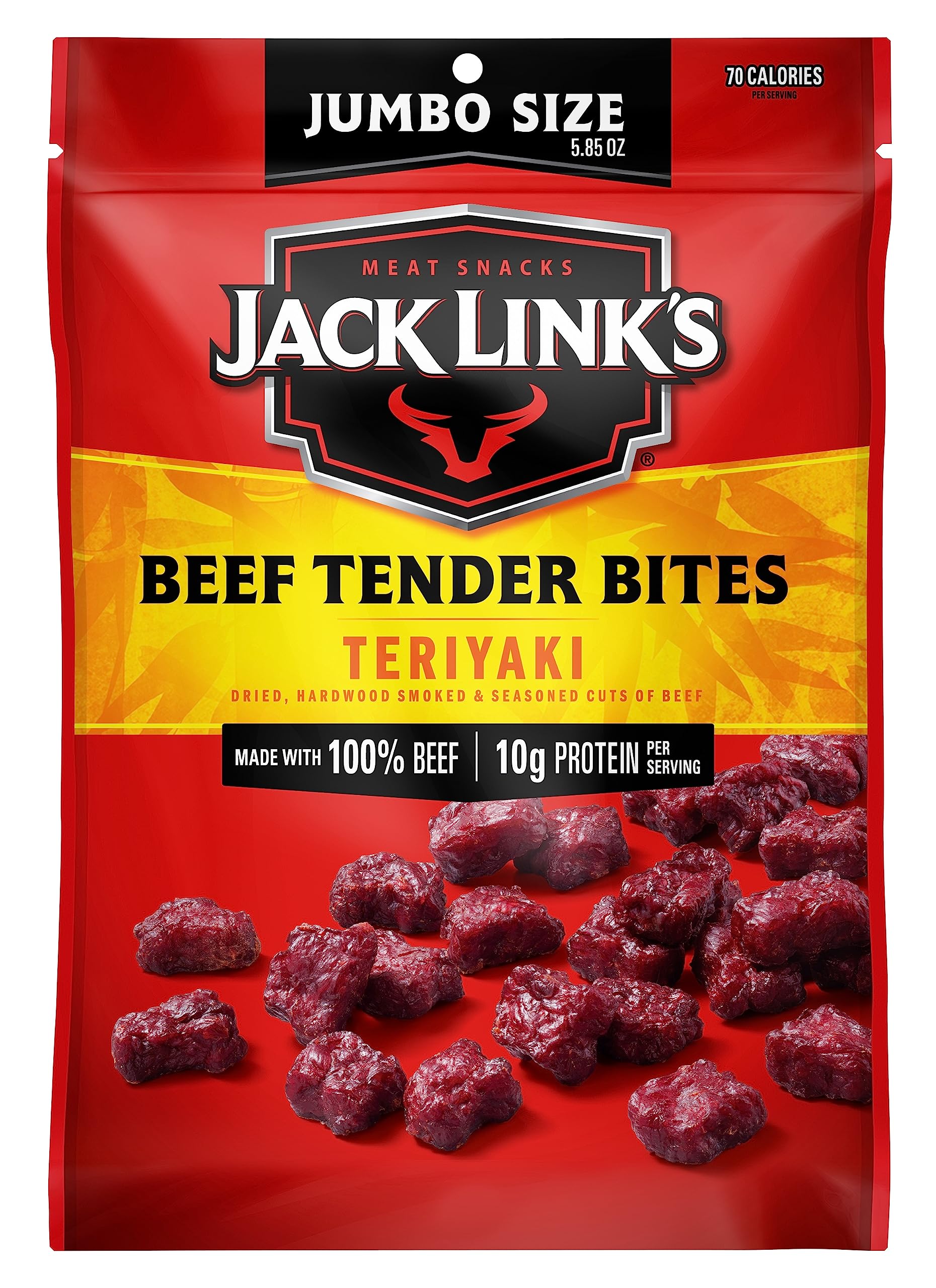 Jack Link's Beef Tender Jerky Tender Bites, Teriyaki, 5.85 oz