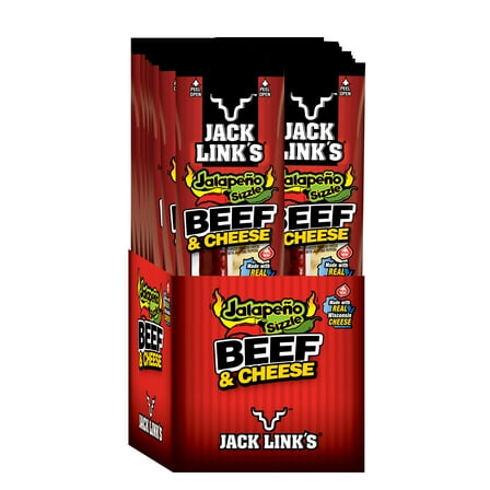 Jack Link's Beef and Jalapeno Cheese Sticks, Combo Pack, 1.2oz