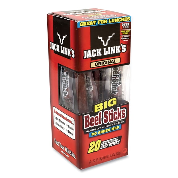 Jack Link's Original Beef Sticks 20 - 0.92 oz Each