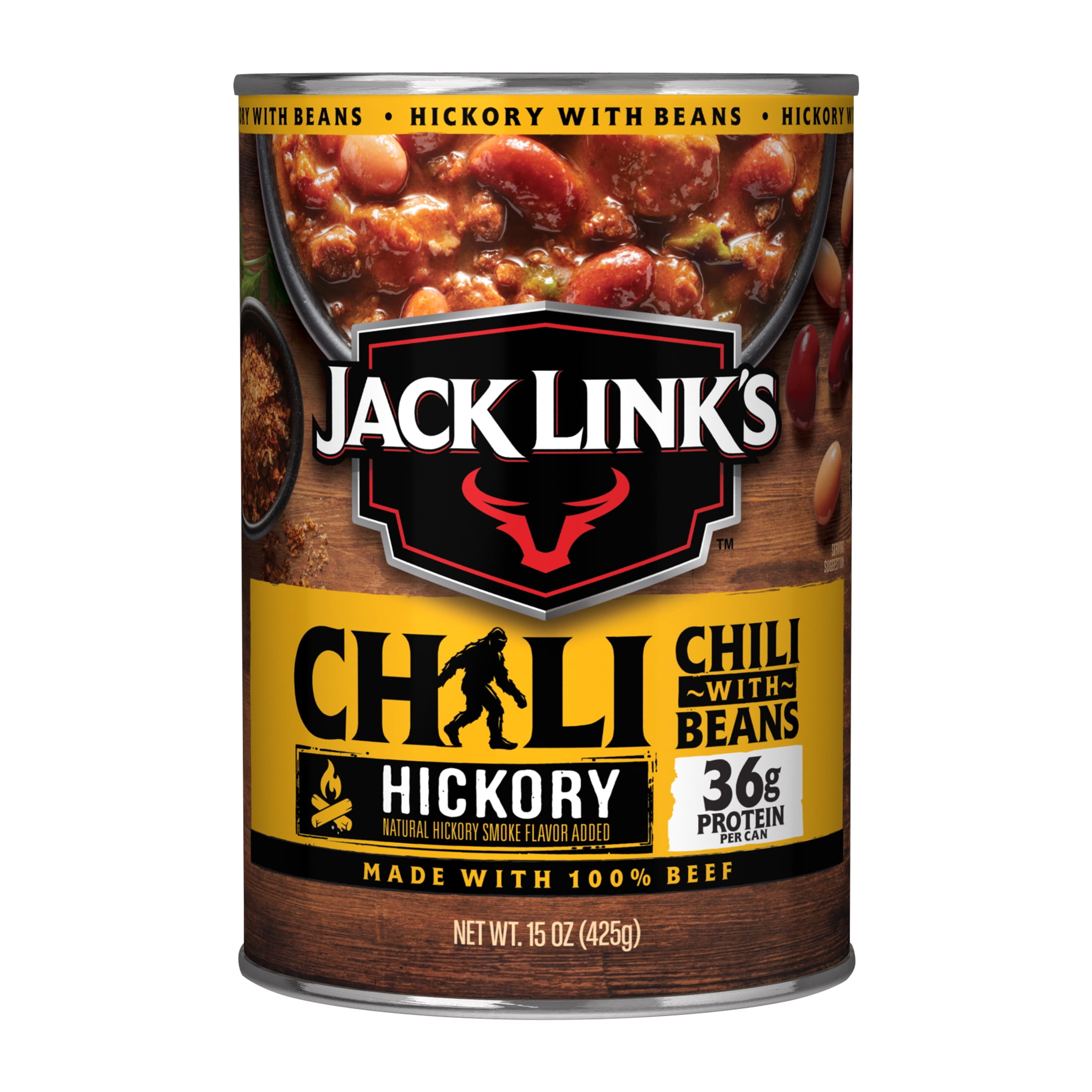 Jack Link’s Chili, Hickory Smoke Flavor, with Beans 15oz Can