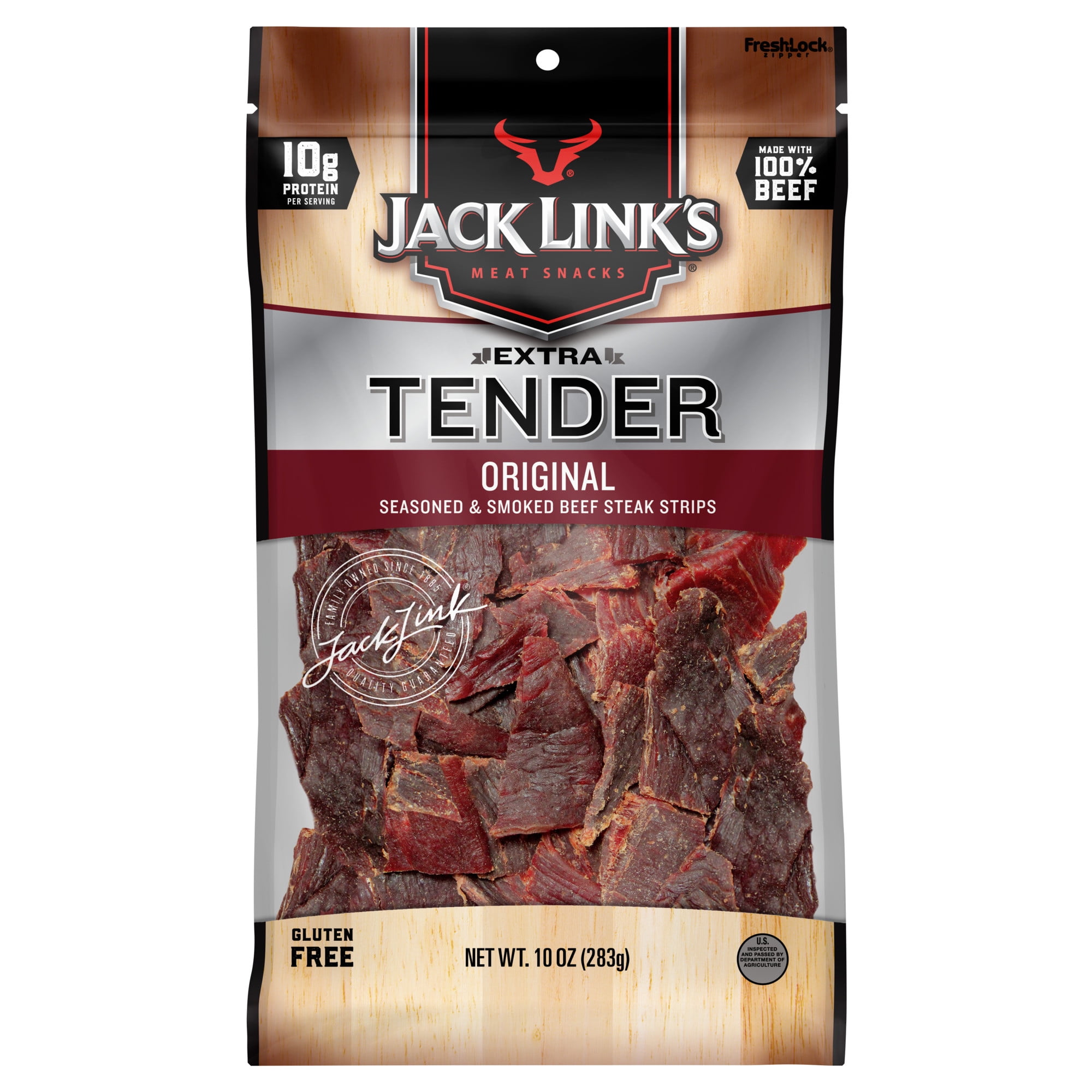 Jack Link's Extra Tender Beef Strips, Original, 10oz - Walmart.com