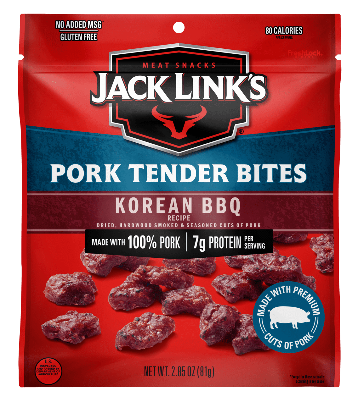 Jack Link&rsquo;s Korean BBQ Pork Tender Jerky Bites, 2.85 oz - Walmart.com