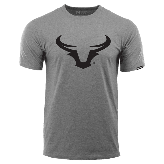 Jack Link's Men's Black Steer Horn Logo Short Sleeve T-Shirt-L