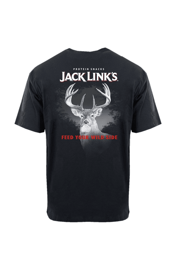 Jack Link's Men's Feed Your Wild Side Buck Short Sleeve T-Shirt