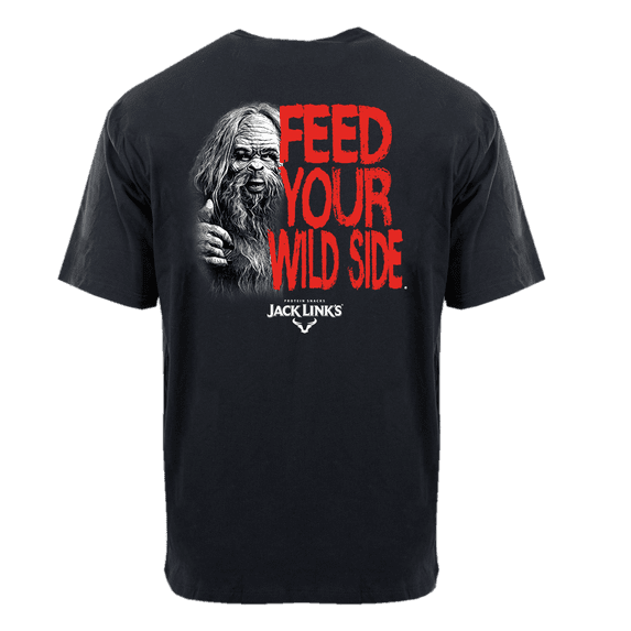 Jack Link's Men's Feed Your Wild Side Sasquatch Short Sleeve T-Shirt