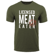 TRUETIMBER Jack Link's Men's Licensed Meat Eater Olive Short Sleeve T-Shirt- S