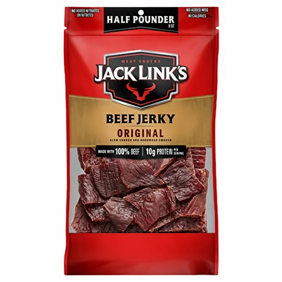 Jack Link's Original Beef Jerky Mega Pack, 8 Oz. (Pack of 12)