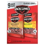 Jack Link's Original & Teriyaki Beef Jerky, 9 Pack