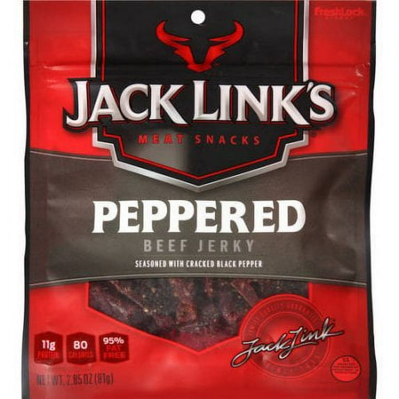 Jack Link's, Peppered Beef Jerky 2.85oz (Pack of 4)
