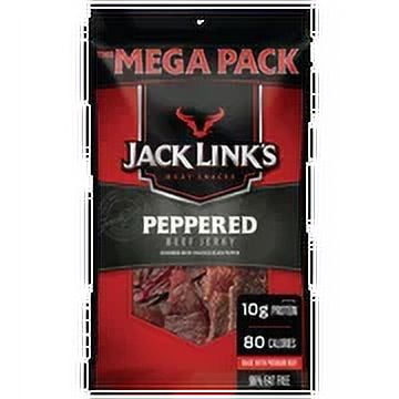 Jack Link's Peppered Beef Jerky Mega Pack, 8 Oz. (Pack of 4)