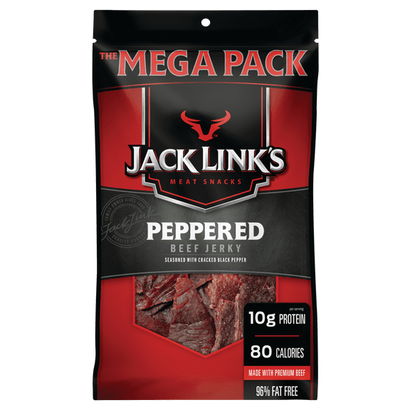 Jack Link's Peppered Beef Jerky Mega Pack, 8 Oz.