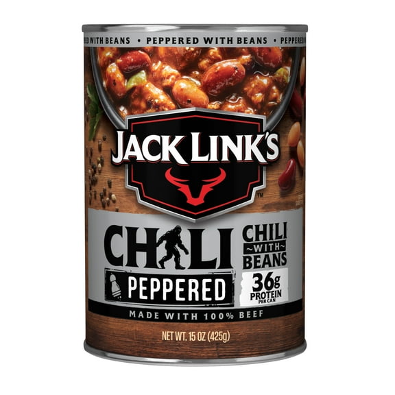 Jack Link's Peppered Chili with Beans, 15 ounce, 36 grams of Protein