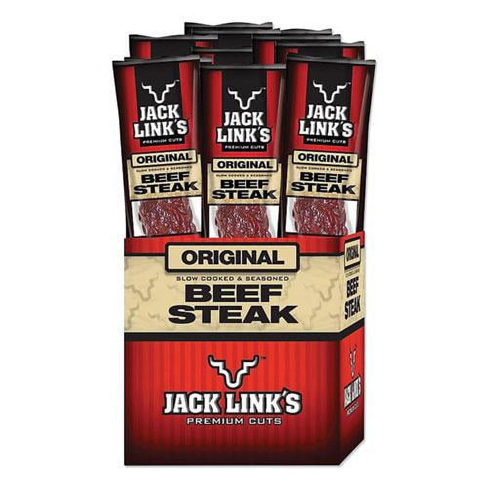 Jack Link's Premium Cuts Beef Steak, Original, 1-Ounce (Pack of 12 ...