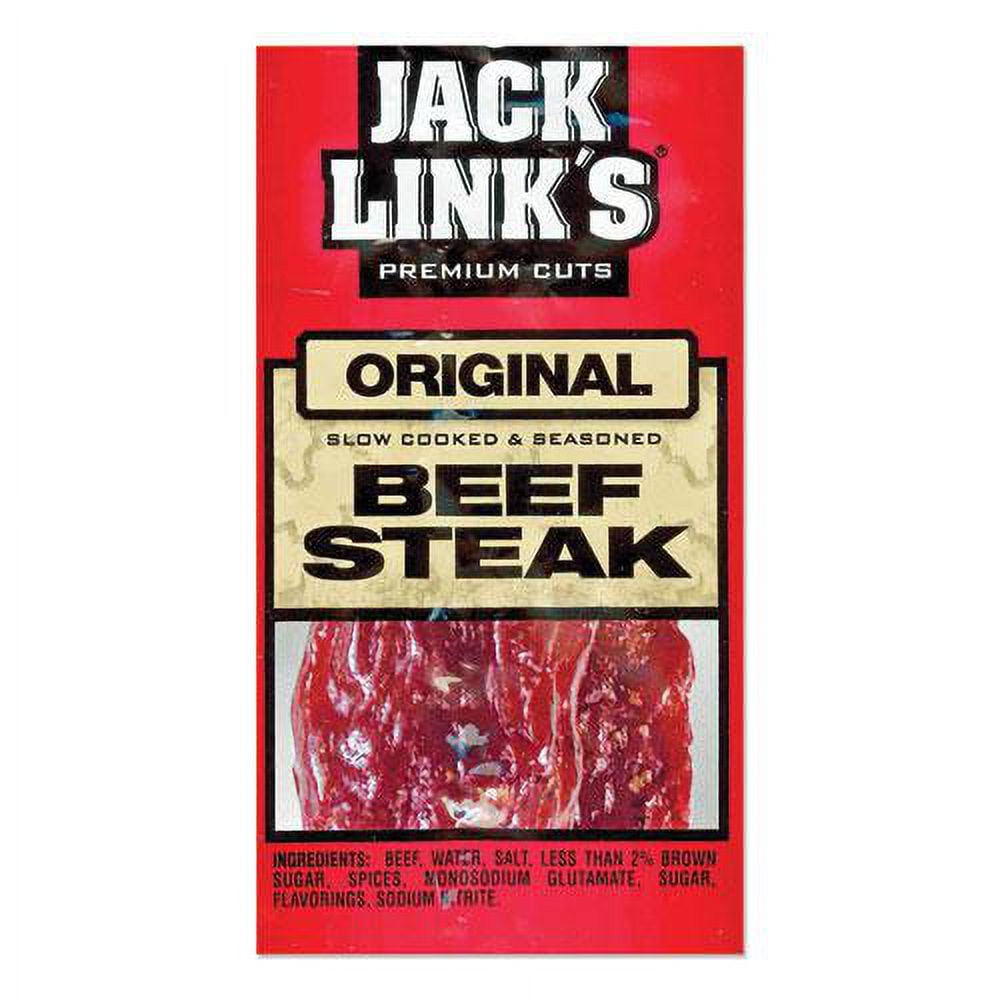 Jack Link's Premium Cuts Beef Steak, Original, 1-Ounce (Pack of 12)